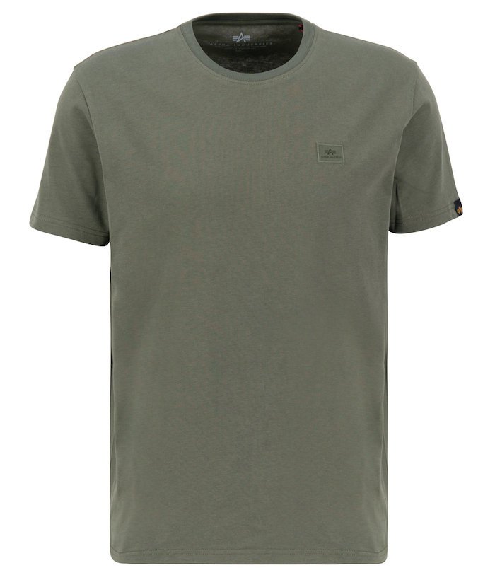 T-shirt ALPHA INDUSTRIES X-FIT ciemnozielony (dark green) 138503 257 -M