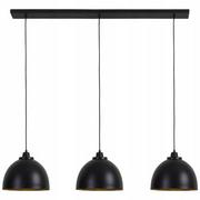 Lampy sufitowe - Light & Living Lampa wisząca Kylie 3 Matt Black-Gold Light&Living 3077812 - miniaturka - grafika 1