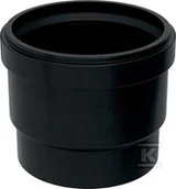 Łączniki, trójniki, kształtki - Kielich PEHD 50 z uszczelką wargową, kolor czarny (kanalizacja HDPE) - miniaturka - grafika 1