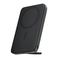 Powerbanki - Aukey Powerbank magnetyczny PB-MS01, 6700mAh, 15W (czarny) - miniaturka - grafika 1
