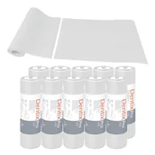 Sprzęt i akcesoria stomatologiczne - Serweta dentystyczna na rolce 33cm x 48cm biała podfoliowana 54g DentixPro 400szt - miniaturka - grafika 1