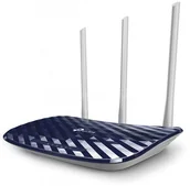 Switche - TP-Link Archer C20 AC750 V4.0 router bezprzewodowy Dual-band (2.4 GHz/5 GHz) Fast Ethernet Granatowy (marynarski) - miniaturka - grafika 1