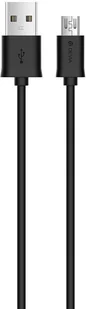 Kabel USB Devia USB-A - microUSB 1 m Czarny BRA005893 - Kable USB - miniaturka - grafika 1