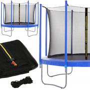 Akcesoria do trampolin - SPRINGOS Siatka wewnętrzna do trampoliny 8 słupków 305 CM 10FT TSN-10FT 8N INS 305 - miniaturka - grafika 1