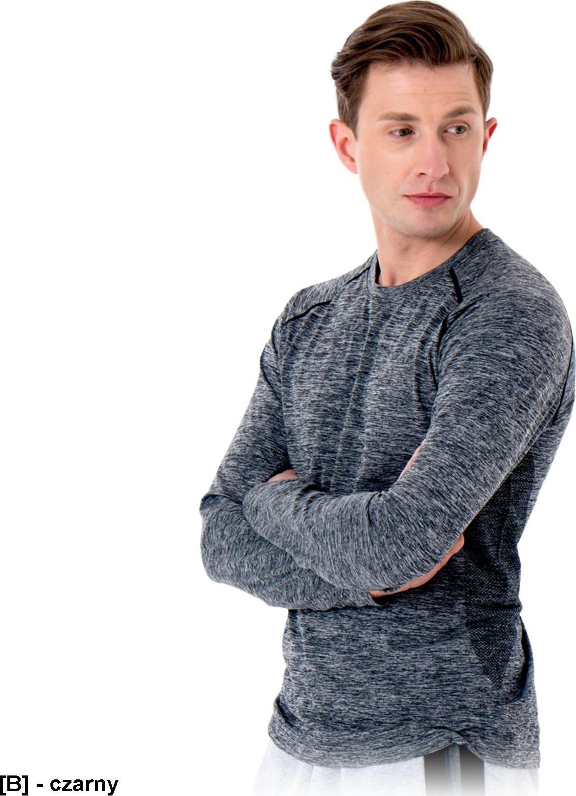 R.E.I.S. TROMS-LS - Koszulka termoaktywna z długim rękawem TROMS - czarny 2XL