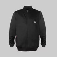 Bluzy męskie - Bluza dresowa męska rozpinana czarna Captain Mike 7XL - miniaturka - grafika 1