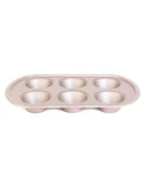 Formy do ciast - Forma do pieczenia muffinek non-stick Salter Metallic, 31,8 x 19 x 3,5 cm - miniaturka - grafika 1