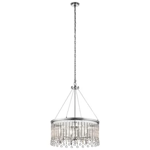 Piper lampa wisząca chrom KL-PIPER-6P-PC Kichler - Lampy sufitowe - miniaturka - grafika 1