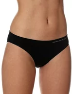 Bielizna sportowa damska - Brubeck Figi damskie bikini Comfort Cotton czarne r. M (BI10020A) - miniaturka - grafika 1