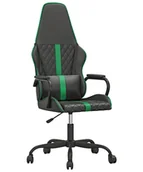 Fotele gamingowe - Czarny ergonomiczny fotel biurowy z zagłówkiem i podłokietnikami M3-F86 - miniaturka - grafika 1