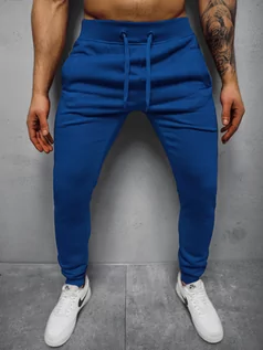 Spodnie sportowe męskie - Spodnie dresowe męskie kobaltowe OZONEE JS/XW01Z - Ozonee - grafika 1