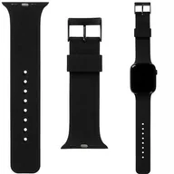 Akcesoria do smartwatchy - Urban Armor Gear Pasek silikonowy UAG [U] DOT do Apple Watch 49/45/44/42 mm, czarny - miniaturka - grafika 1