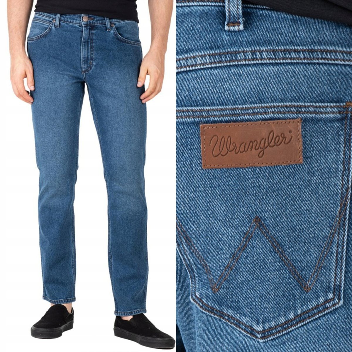 Wrangler GREENSBORO The Look BLUE DŻINS W30 L32