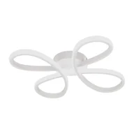 Lampy sufitowe - Biała lampa sufitowa LED 40x40 cm Fly – Trio - miniaturka - grafika 1