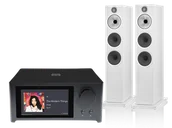 Zestawy stereo - NAD C 700 V2 (czarny) + 603 S3 (biały) - miniaturka - grafika 1