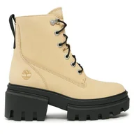 Botki damskie - Botki Timberland Everleigh 6In Laceup TB0A61PZEF61 Żółty - miniaturka - grafika 1