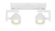 Lampy sufitowe - Alenis - listwa 2 płomienna biała 823312-01 - miniaturka - grafika 1