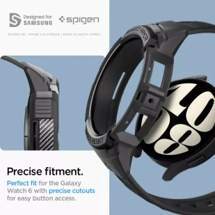 Etui Spigen Rugged Armor ”Pro” do Samsung Galaxy Watch 6 (40 mm) black - Akcesoria do smartwatchy - miniaturka - grafika 11