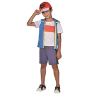 Balony i akcesoria - Strój, Kostium Przebranie Pokemon Ash 8-10 Lat - miniaturka - grafika 1