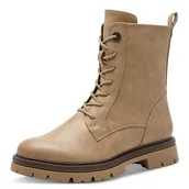 Kozaki damskie - Marco Tozzi Damskie 2-25207-43 modne kozaki, szarobrązowe (taupe), 37 EU, szarobrązowy, 37 EU - miniaturka - grafika 1