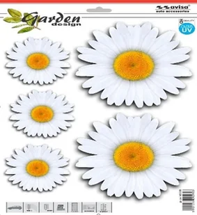 NAKLEJKA WLEP ZNACZEK TATTOO NA AUTO FOLIA SAMOPRZYLEPNA FLOWER GARDEN RUMIANKI 33 x 25cm 1/09295 - Akcesoria motoryzacyjne - miniaturka - grafika 1