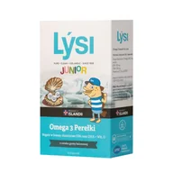 Suplementy naturalne - Lysi Junior Omega 3 Perełki guma balonowa, 60 kaps. - miniaturka - grafika 1