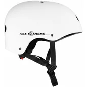 Kaski rowerowe - Nils EXTREME MTV12 BIAŁY MATOWY ROZM. L (58-61 cm) KASK EXTREME - miniaturka - grafika 1