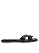 Klapki i japonki damskie - LOVE MOSCHINO Klapki JA28092G1MIA0000 Czarny - miniaturka - grafika 1