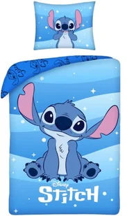 Pościel Lilo & Stitch bajkowa licencyjna 140x200 bawełniana dla dzieci - Pościel dla dzieci - miniaturka - grafika 1