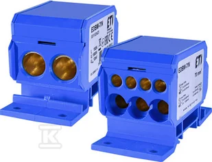 Blok rozdzielczy 192A (2x4-70mm2/3x2,5-25mm2+4x2,5-16mm2) niebieska EDBM-7/N - Inne akcesoria elektryczne - miniaturka - grafika 1