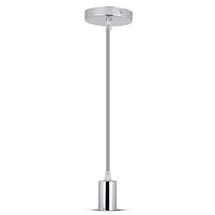 V-TAC V-TAC lampa wisząca VT-7338 E27 Max 60W szara SKU 3786 - Lampy sufitowe - miniaturka - grafika 1