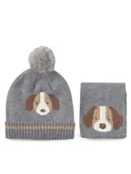 Czapki dla dzieci - Mayoral Zestaw Szalik i Czapka 10018 Szary - miniaturka - grafika 1