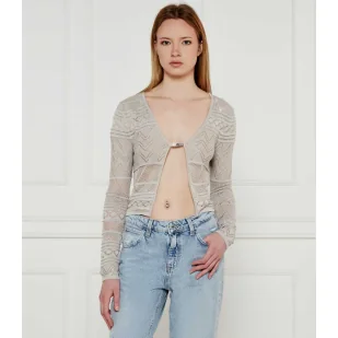 GUESS Kardigan NELLIE Slim Fit - Swetry damskie - miniaturka - grafika 1