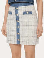 Spódnice - Guess Spódnica ołówkowa Natalie W4GD0L WFWW2 Biały Slim Fit - miniaturka - grafika 1
