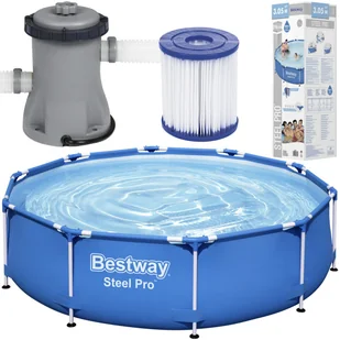 Bestway Basen Steel Pro 305 x 76 cm set BW56679 - Baseny ogrodowe - miniaturka - grafika 6