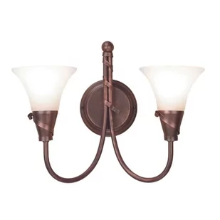 Elstead Lighting Emily 2Lt Wall Light Copper EM2 COPPER Elstead kinkiet stylowy EM2 COPPER ) - Lampy ścienne - miniaturka - grafika 1
