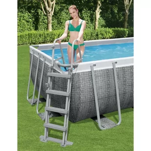 Lumarko 4-stopniowa drabinka basenowa Flowclear, 122 cm - Akcesoria do basenów - miniaturka - grafika 1