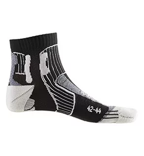 Skarpetki damskie - X-socks Skarpety Marathon Energy Socks uniseks czarny Czarny/antracyt nadruk 35-38 XS-RS10S19U - grafika 1