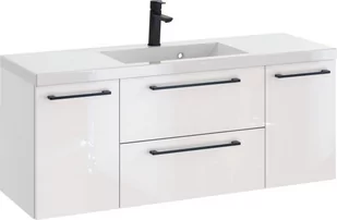 Szafka z Umywalką ROSEN 120 cm D - Uchwyt Czarny - Szafki łazienkowe - miniaturka - grafika 1