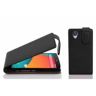 Etui i futerały do telefonów - Cadorabo cador Abo  Flip Style etui na LG Nexus 5  Case Cover pokrowiec ochronny etui torba, oksydowany czarny DE-101578 - miniaturka - grafika 1