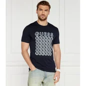 Koszulki męskie - GUESS T-shirt G CHAIN | Slim Fit - miniaturka - grafika 1