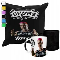 Gadżety dla niej i dla niego - ZESTAW KUBEK MAGICZNY ZMIENIAJĄCY KOLOR + POSZEWKA NBA JEREMY SOCHAN+ IMIĘ - miniaturka - grafika 1