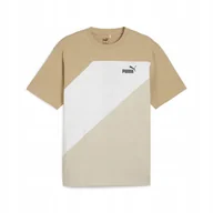 Koszulki męskie - PUMA KOSZULKA POWER COLORBLOCK 67892983 r S - miniaturka - grafika 1