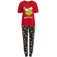 Piżamy damskie - The Grinch Świąteczna piżama męska, piżama z długimi spodniami XS - miniaturka - grafika 1