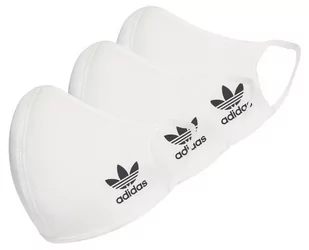 Maseczka ochronna ADIDAS biała M/L - 3 PAK - Maseczki antysmogowe - miniaturka - grafika 1