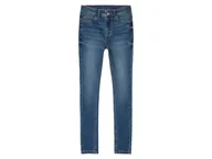 Spodnie i spodenki dla dziewczynek - pepperts!® Jeansy dziewczęce, super skinny fit (164, Niebieski) - miniaturka - grafika 1