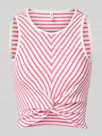 Koszulki i topy damskie - Top o kroju slim fit w stylu kopertowym model ‘SANDY’ - miniaturka - grafika 1