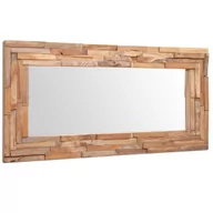 Lustra - vidaXL Lustro dekoracyjne, drewno tekowe, 120 x 60 cm, prostokątne - miniaturka - grafika 1