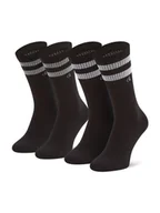 Skarpetki damskie - Calvin Klein Zestaw 2 par wysokich skarpet unisex 701218711 Czarny - miniaturka - grafika 1