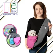 Sprzęt podróżny i transportery dla psów - Torba Dla Psa / Nosidełko Liletink Pinki Roz.S (Do 3 Kg) - miniaturka - grafika 1